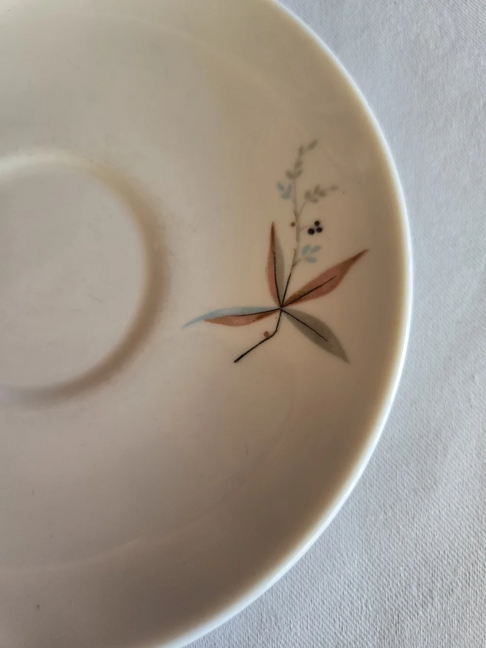 Carefree True China by Syracus Floral Saucer